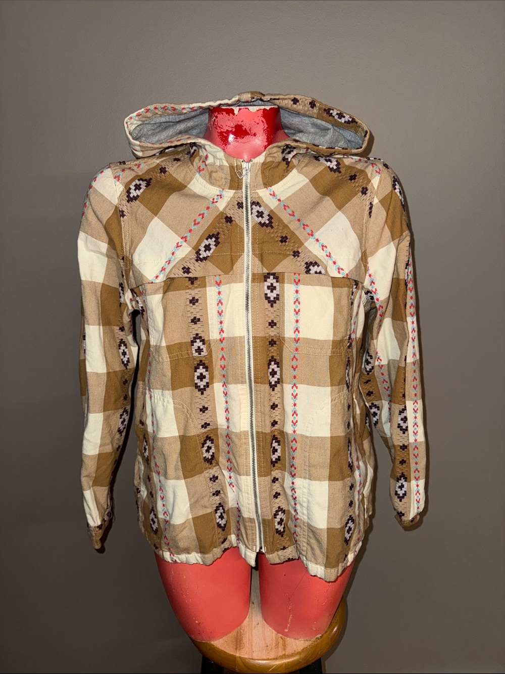Woolrich - Hooded Plaid Jacket